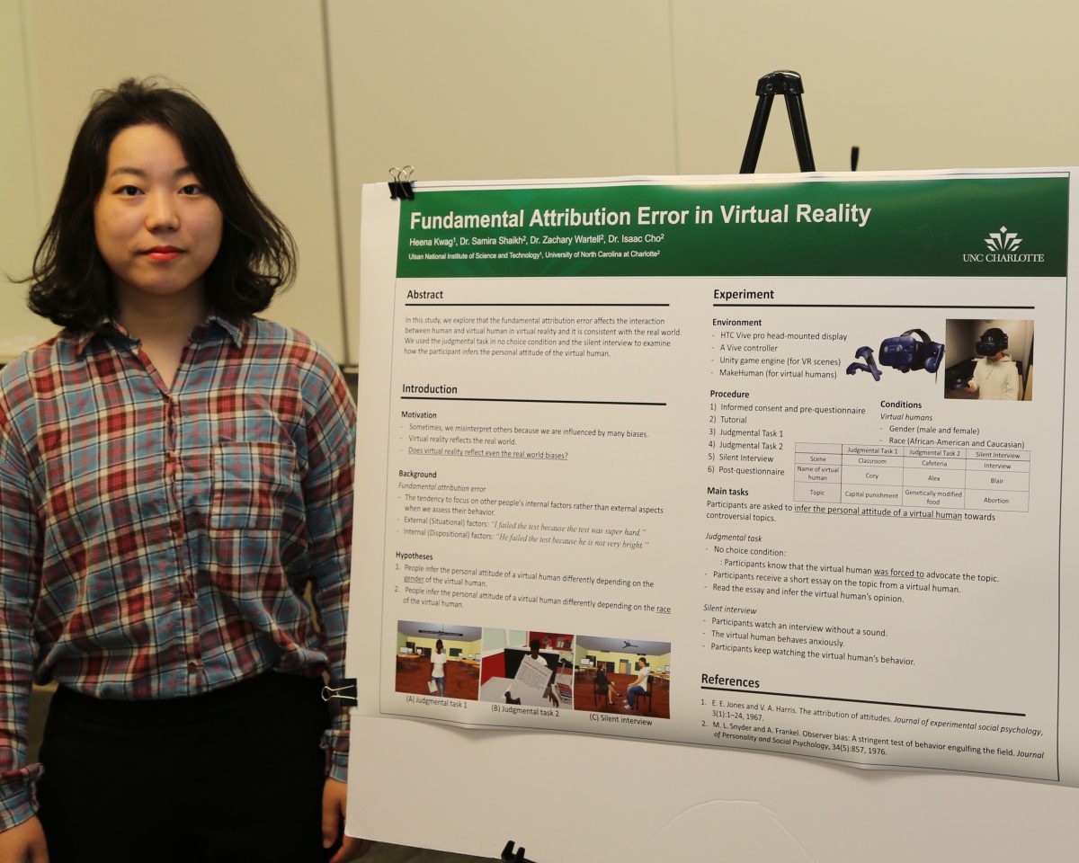 Heena Kwag with Presentation Poster